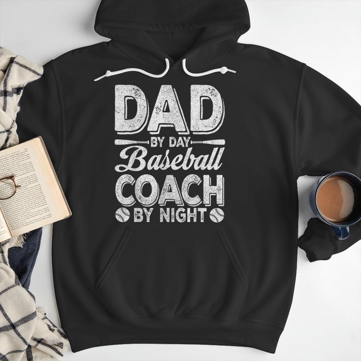 Baseball Dad For Men Dad By Day Baseball Coach By Night Men Hoodie Baseball Dad For Men Dad By Day Baseball Coach By Night Men Hoodie