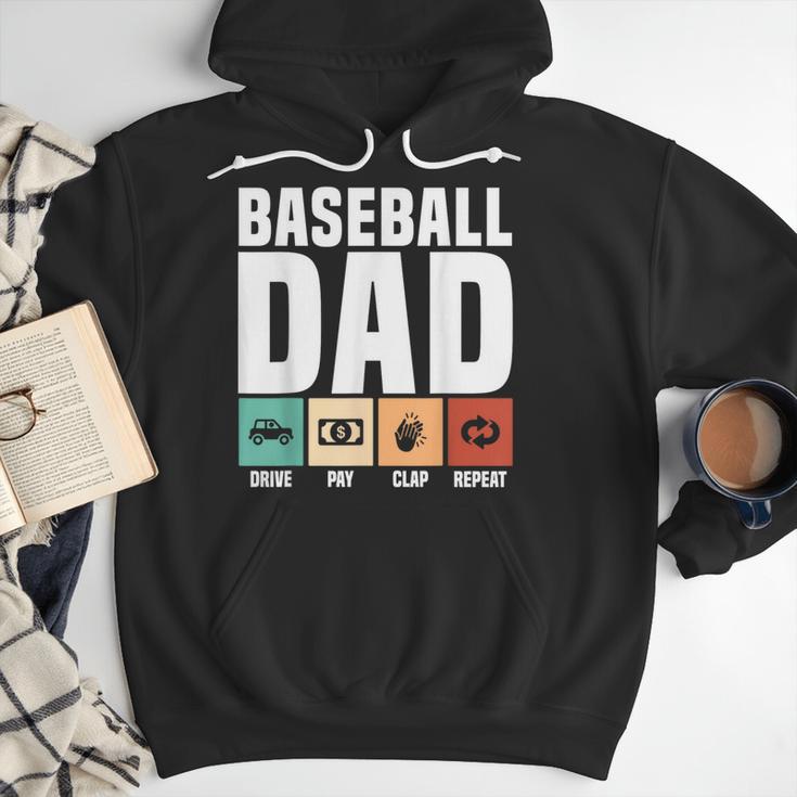 Baseball Dad Proud Little Slugger Father Humor Men Hoodie Baseball Dad Proud Little Slugger Father Humor Men Hoodie