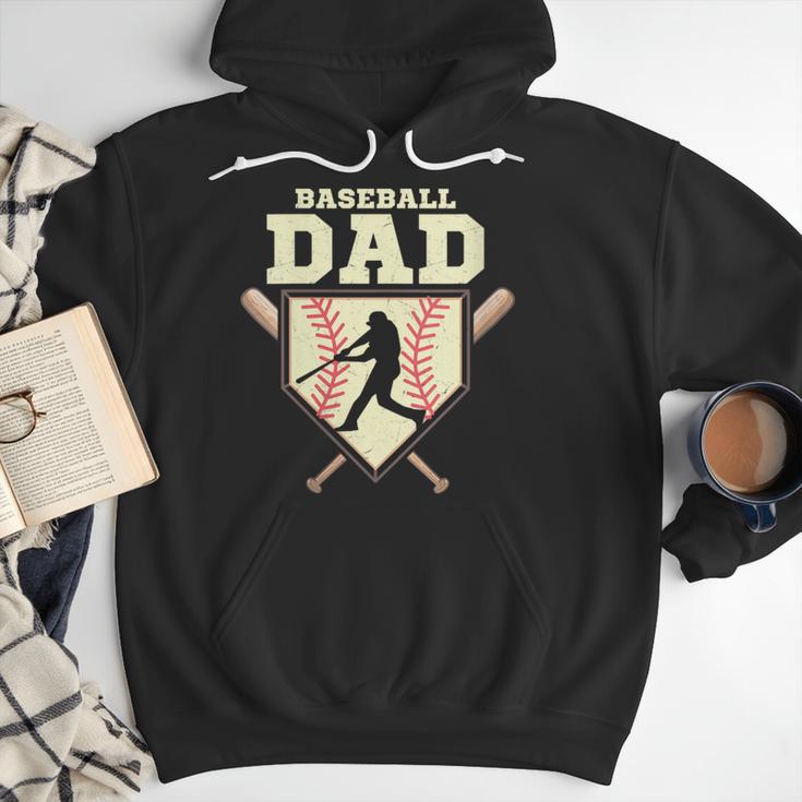 Baseball Dad Sport Fan Father Men Hoodie