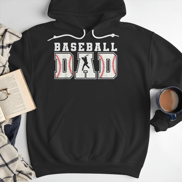 Baseball Dad Sport Happy Fathers Day Boys Kids Men Hoodie Baseball Dad Sport Happy Fathers Day Boys Kids Men Hoodie