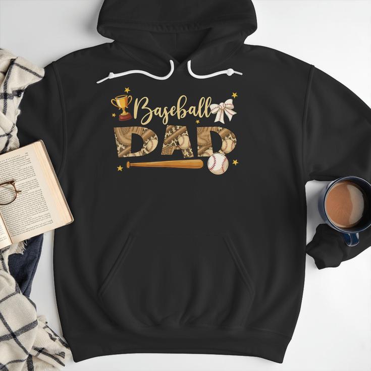 Baseball Dad Vintage Baseball Lover Men Hoodie