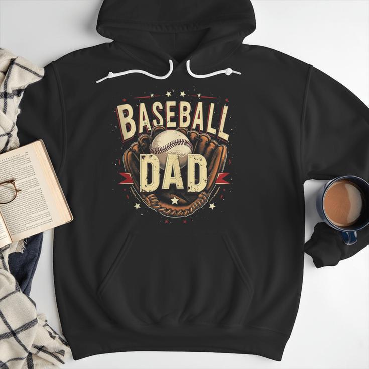 Baseball Dad Vintage Men Hoodie Baseball Dad Vintage Men Hoodie
