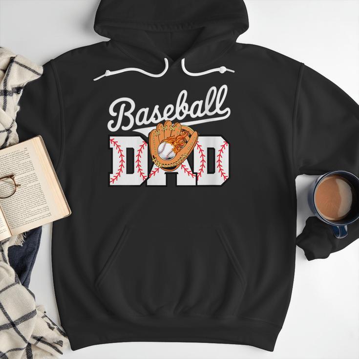 Baseball Dad Vintage Sports Fathers Day Baseball Fan Men Hoodie Baseball Dad Vintage Sports Fathers Day Baseball Fan Men Hoodie