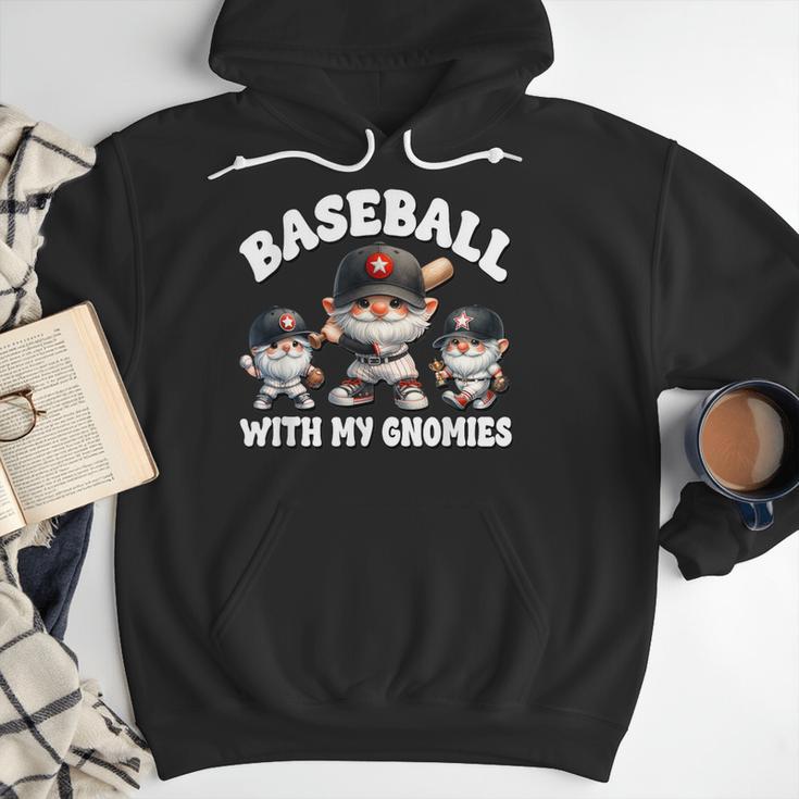 Baseball Gnome Grandpa With Sayings For Baseball Dad Coach Men Hoodie Baseball Gnome Grandpa With Sayings For Baseball Dad Coach Men Hoodie