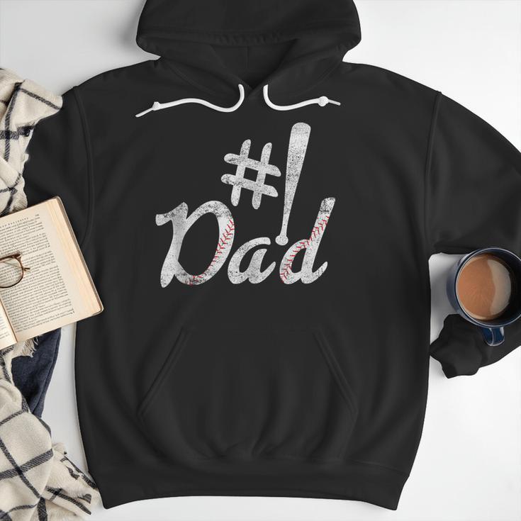 Baseball Player Dad Papa Fathers Day Number One Baseball Dad Men Hoodie Baseball Player Dad Papa Fathers Day Number One Baseball Dad Men Hoodie