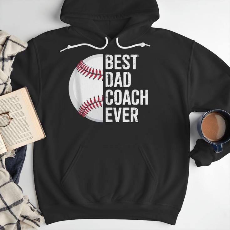 Best Baseball Dad Coach Ever Retro Father Baseball Coach Dad Men Hoodie Best Baseball Dad Coach Ever Retro Father Baseball Coach Dad Men Hoodie