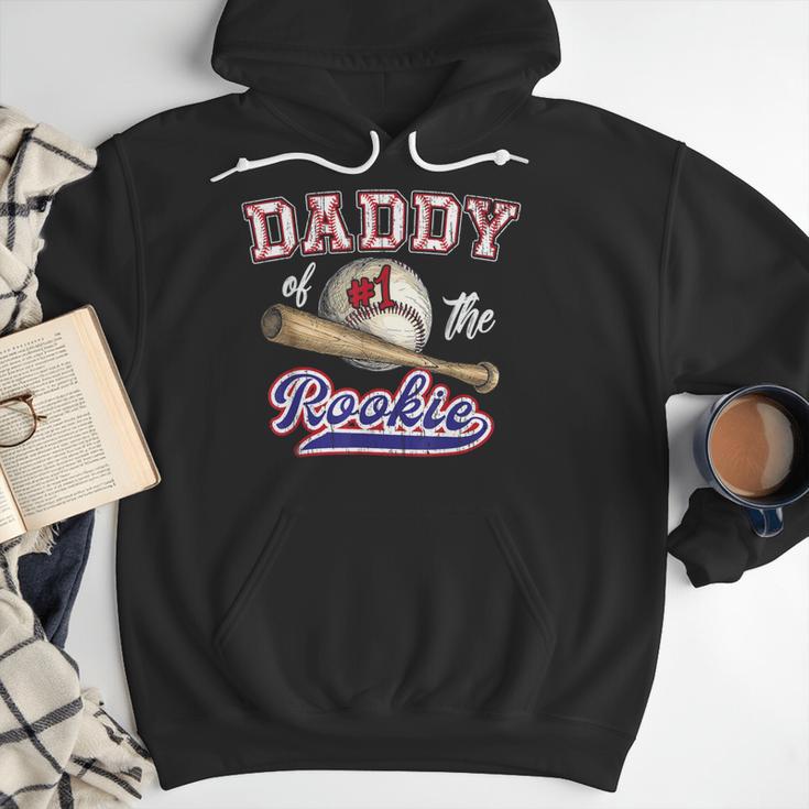 Birthday Baseball Dad Daddy Of The 1st One Rookie Vintage Men Hoodie Birthday Baseball Dad Daddy Of The 1st One Rookie Vintage Men Hoodie