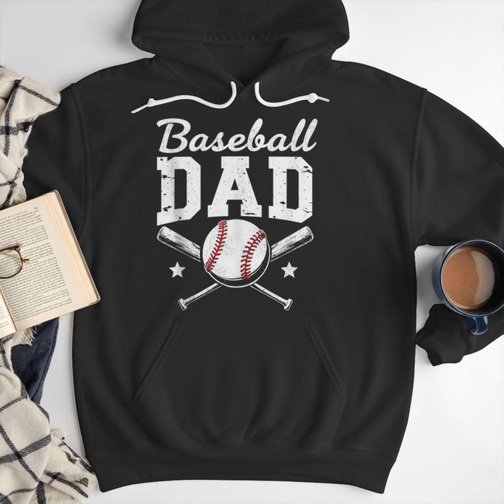 Fathers Cute Vintage Baseball Dad Sport Lovers Batter Player Men Hoodie Fathers Cute Vintage Baseball Dad Sport Lovers Batter Player Men Hoodie