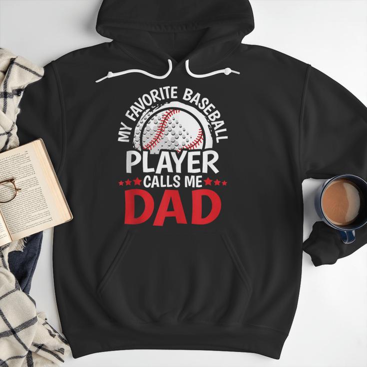 My Favorite Baseball Player Calls Me Dad Baseball Dad Men Hoodie My Favorite Baseball Player Calls Me Dad Baseball Dad Men Hoodie