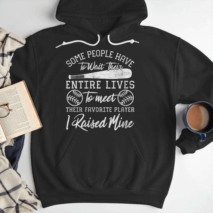 Some People Have To Wait Their Entire Lives Baseball Dad Men Hoodie