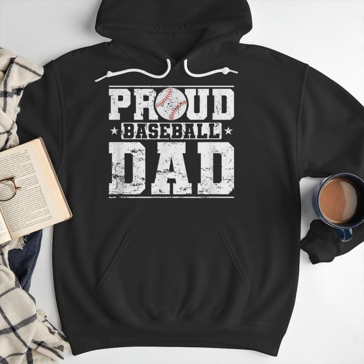 Proud Baseball Dad Sports Father Baseball Fan Men Hoodie Proud Baseball Dad Sports Father Baseball Fan Men Hoodie