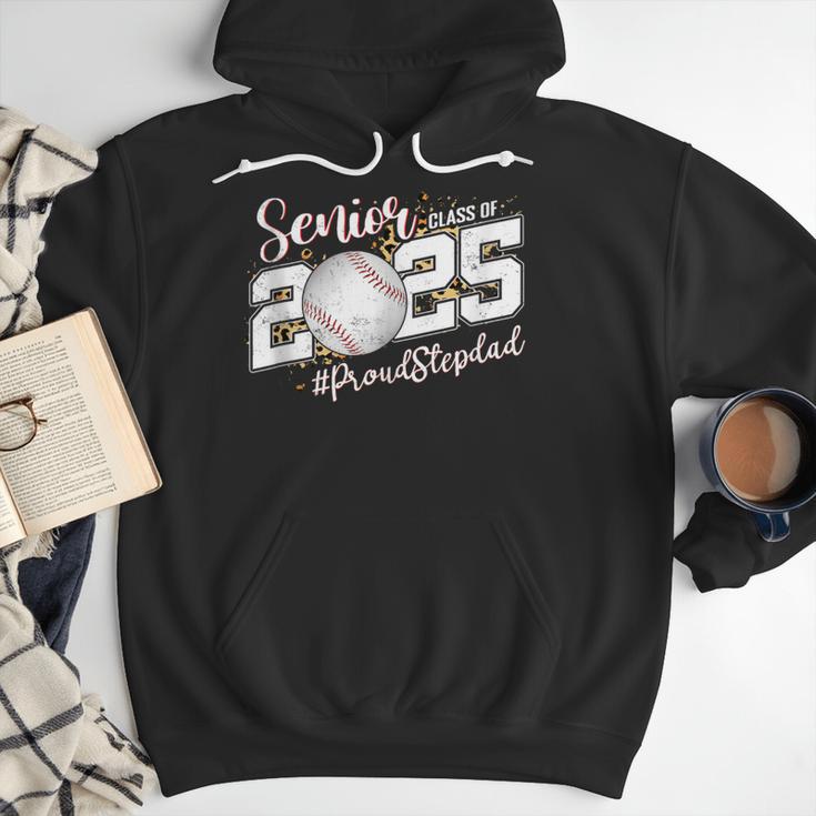Proud Stepdad Of A 2025 Senior Baseball Dad Graduation Men Hoodie Proud Stepdad Of A 2025 Senior Baseball Dad Graduation Men Hoodie
