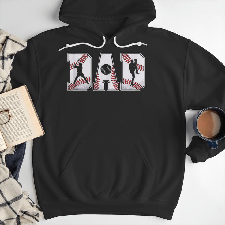 Retro Baseball Dad Daddy Father Happy Fathers Day Men Guys Men Hoodie Retro Baseball Dad Daddy Father Happy Fathers Day Men Guys Men Hoodie