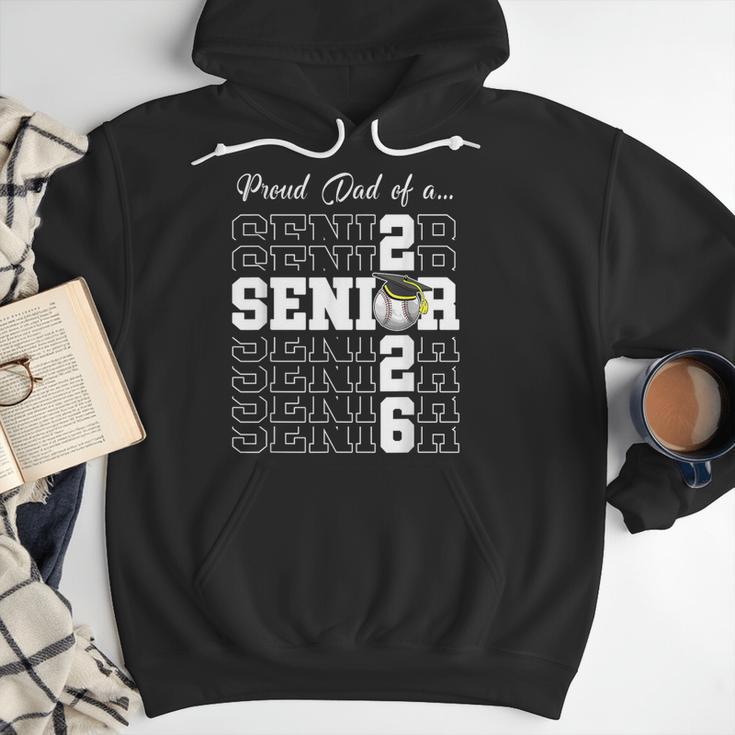 Senior 2026 Baseball Dad Class Of 2026 Proud Dad Men Hoodie