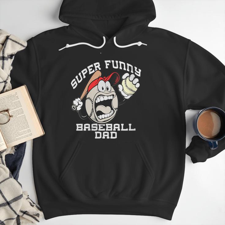 Super Baseball Dad Men Hoodie Super Baseball Dad Men Hoodie