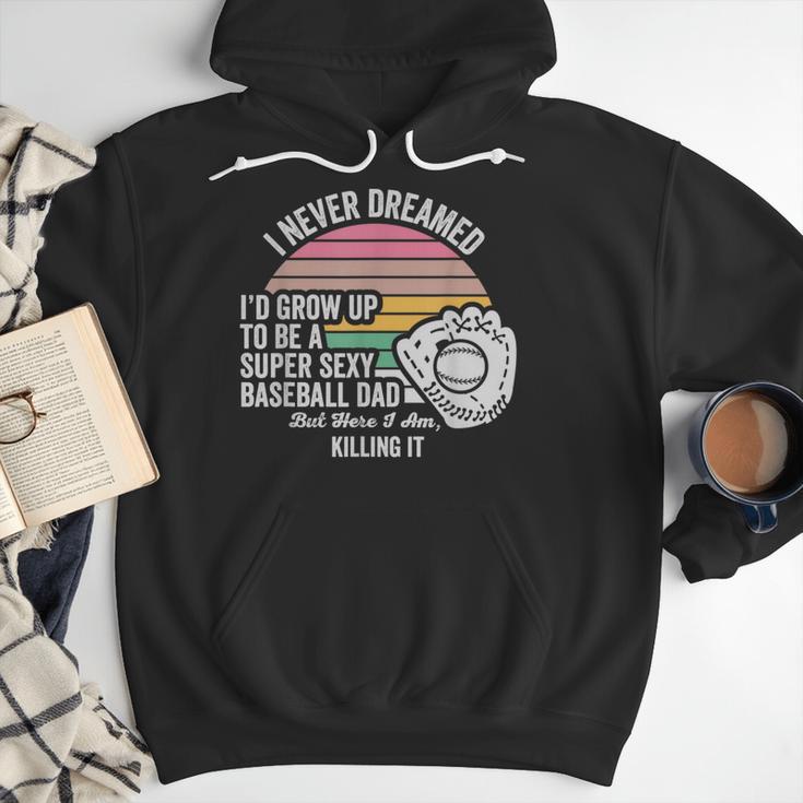 Super Sexy Baseball Dad Killing It Men Hoodie