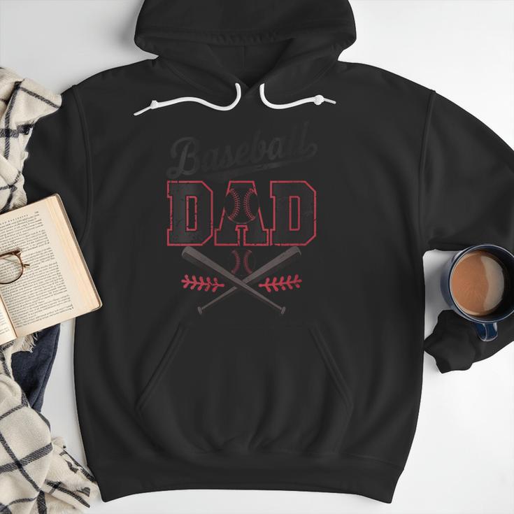 Vintage Baseball Dad Fathers Day Daddy Toddler Kids Boys Men Hoodie Vintage Baseball Dad Fathers Day Daddy Toddler Kids Boys Men Hoodie