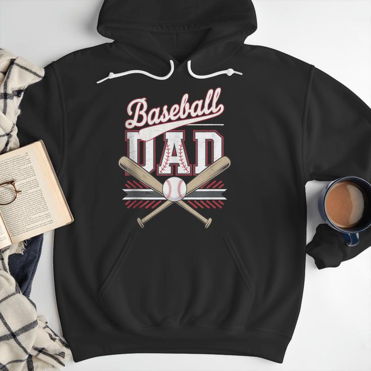 Vintage Baseball Dad Father's Day Husband Daddy Dad In Law Men Hoodie Vintage Baseball Dad Father's Day Husband Daddy Dad In Law Men Hoodie