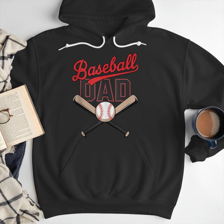 Vintage Baseball Dad Matching Family Father's Day Humor Dad Men Hoodie