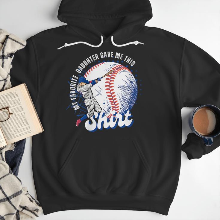 Vintage Baseball Dad Tee My Favorite Daughter Gave Me This Men Hoodie Vintage Baseball Dad Tee My Favorite Daughter Gave Me This Men Hoodie