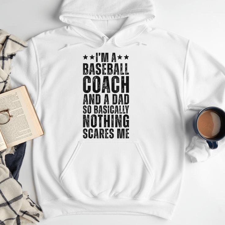 Baseball Coach And A Dad So Basically Baseball Dad Men Hoodie