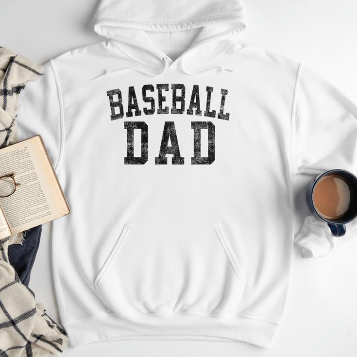 Baseball Dad Birthday Classic Bold Font Baseball Daddy Men Hoodie