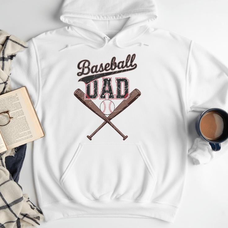 Baseball Dad Father's Day Baseball Daddy Game Day Toddlers Men Hoodie Baseball Dad Father's Day Baseball Daddy Game Day Toddlers Men Hoodie