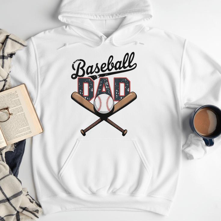 Baseball Dad For Father's Day Game Day Celebration Men Hoodie
