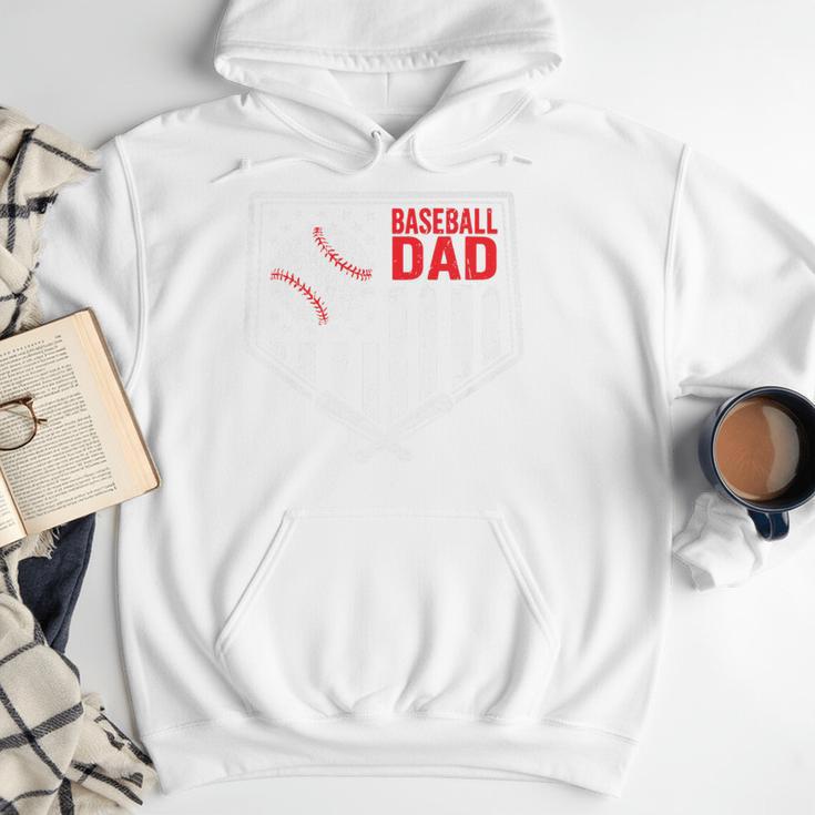 Baseball Dad Men USA American Flag Fathers Day 4th Of July Premium Men Hoodie Baseball Dad Men USA American Flag Fathers Day 4th Of July Premium Men Hoodie