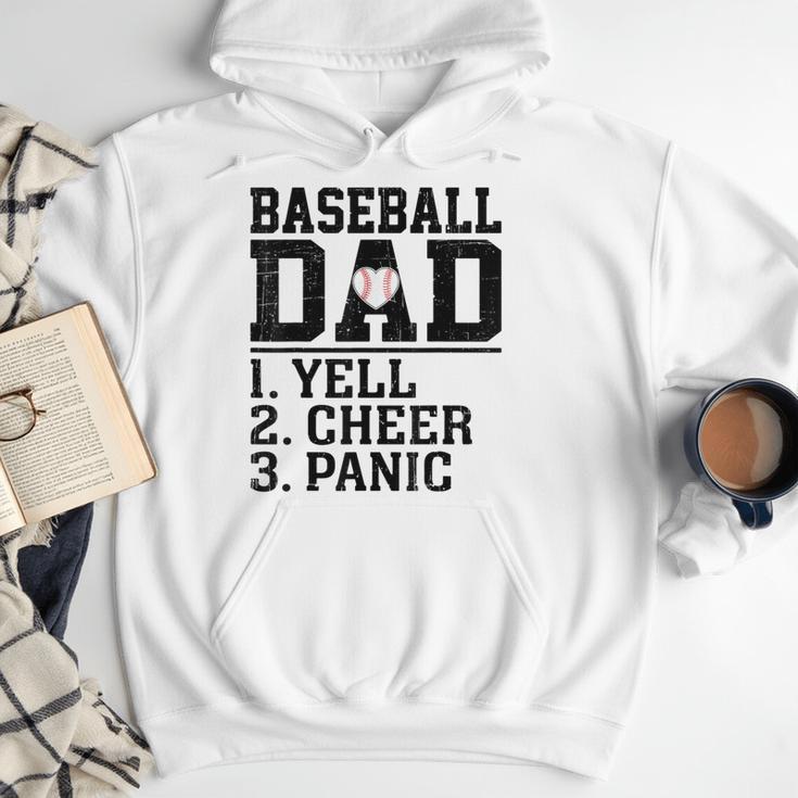 Baseball Dad Parent Of Player Family Sports Fan Lover Men Hoodie