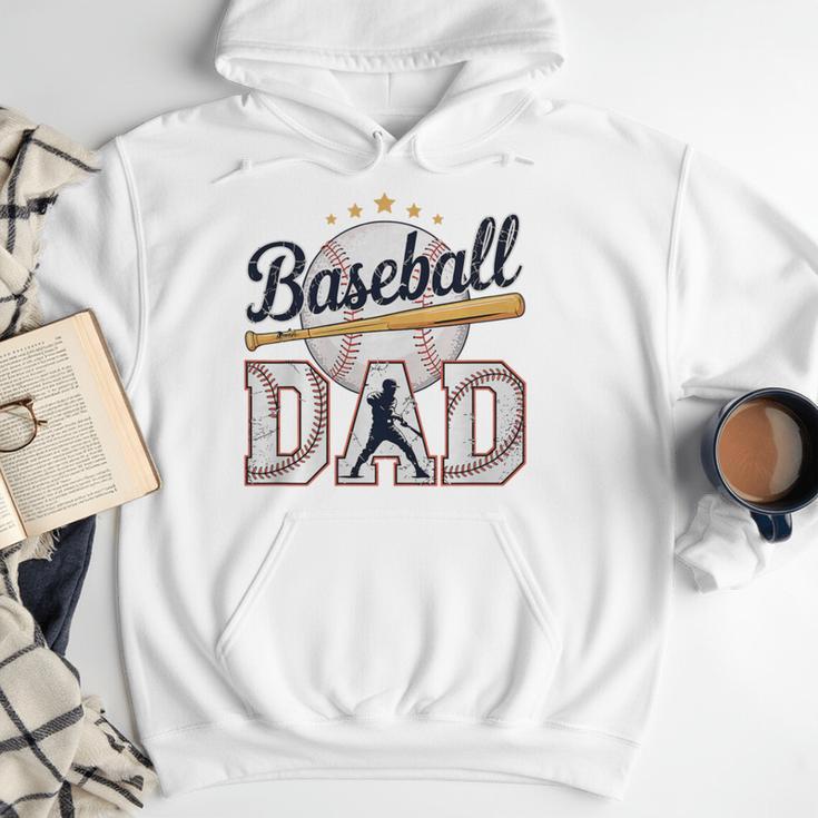 Baseball Dad Player Cool Retro Sports Fan Father's Day Premium Tri-Blend Men Hoodie Baseball Dad Player Cool Retro Sports Fan Father's Day Premium Tri-Blend Men Hoodie
