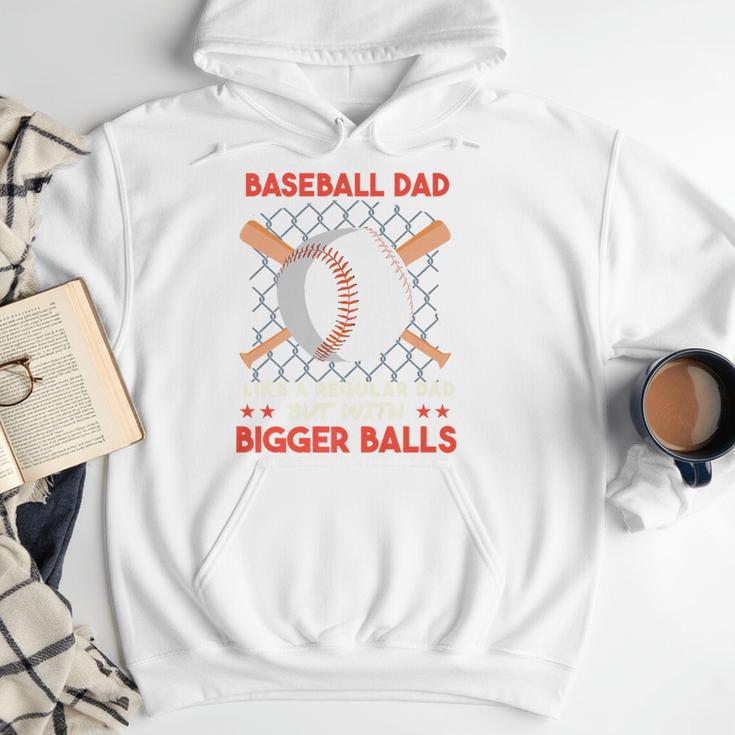 Baseball Dad Like a Regular Dad But With Bigger Balls Premium Men Hoodie Baseball Dad Like a Regular Dad But With Bigger Balls Premium Men Hoodie