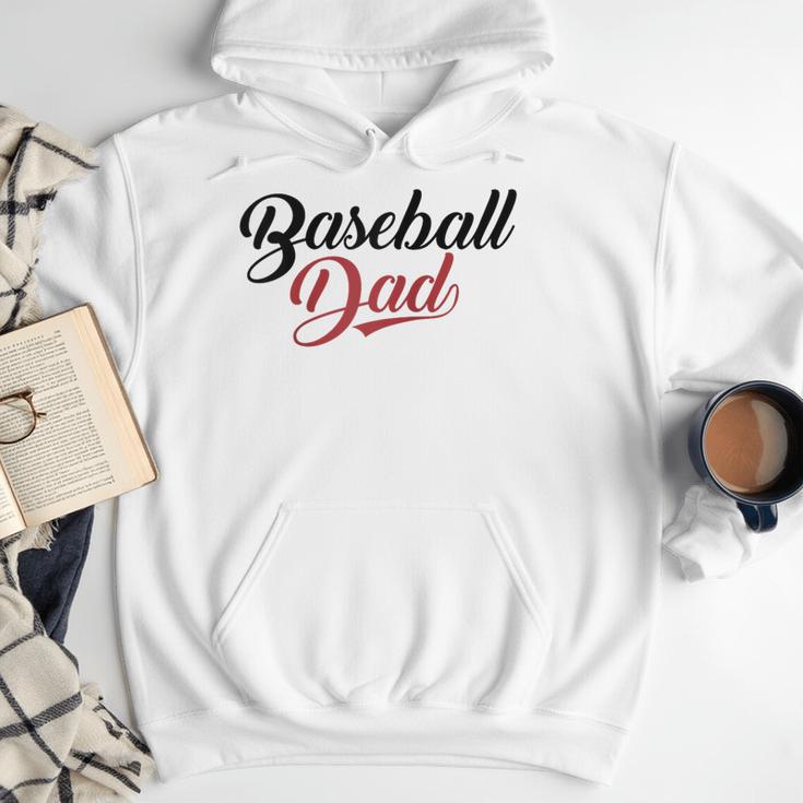 Baseball Dad Script Raglan Baseball Tee Men Hoodie