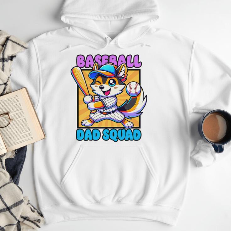 Baseball Dad Squad Fox On The Bat Premium Men Hoodie Baseball Dad Squad Fox On The Bat Premium Men Hoodie