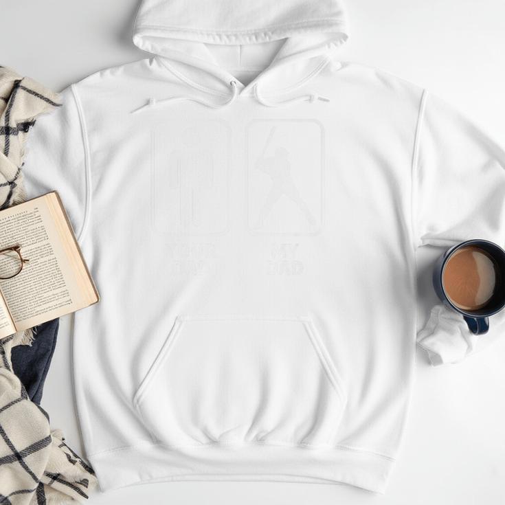 Your Dad My Dad Is Cooler Baseball Dad Premium Men Hoodie
