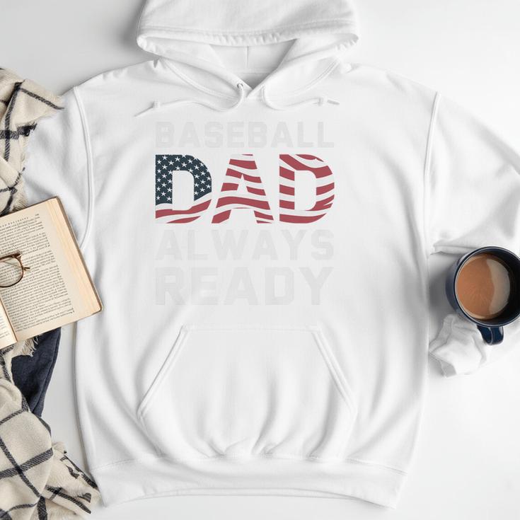 Homerun Baseball Dad Baseball Lovers Father Fathers Day Premium Men Hoodie