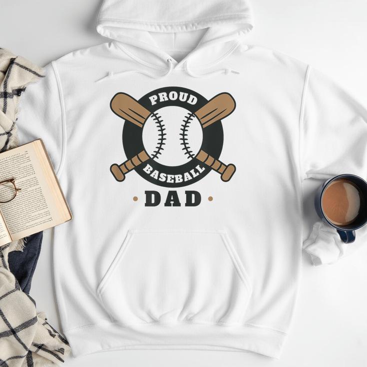Proud Baseball Dad Men Hoodie