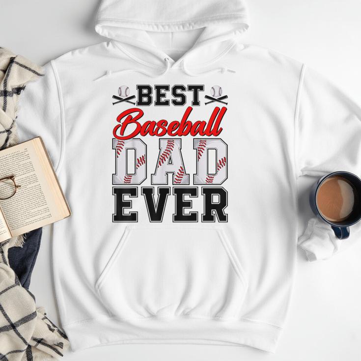 Retro Best Baseball Dad Ever Daddy Happy Fathers Day Men Men Hoodie Retro Best Baseball Dad Ever Daddy Happy Fathers Day Men Men Hoodie