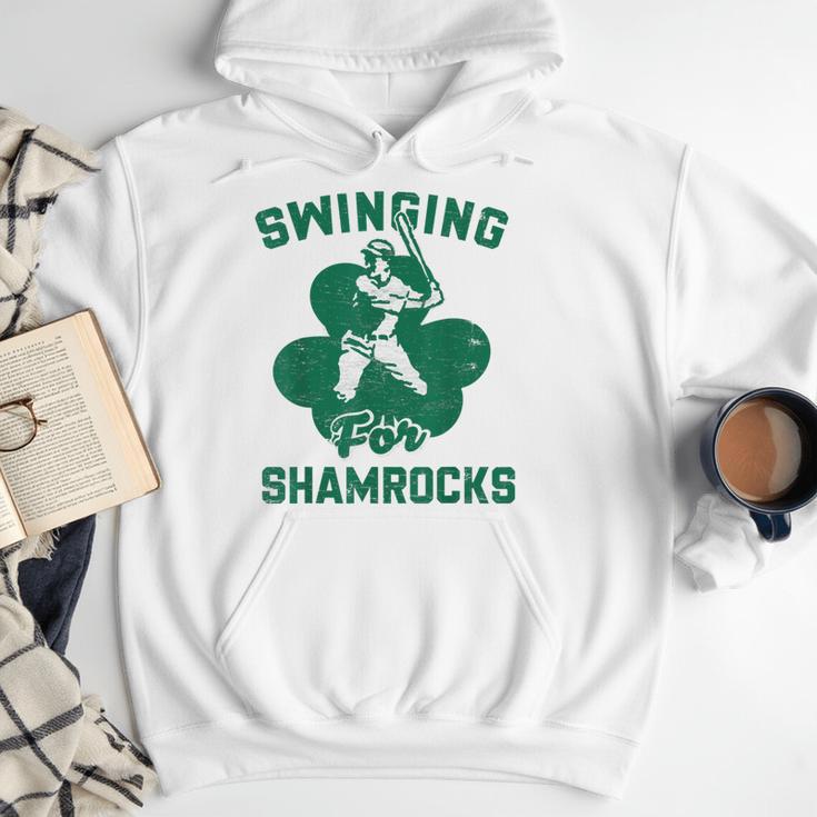 Shamrock Baseball Dad St Patricks Irish Ireland St Paddys Men Hoodie Shamrock Baseball Dad St Patricks Irish Ireland St Paddys Men Hoodie