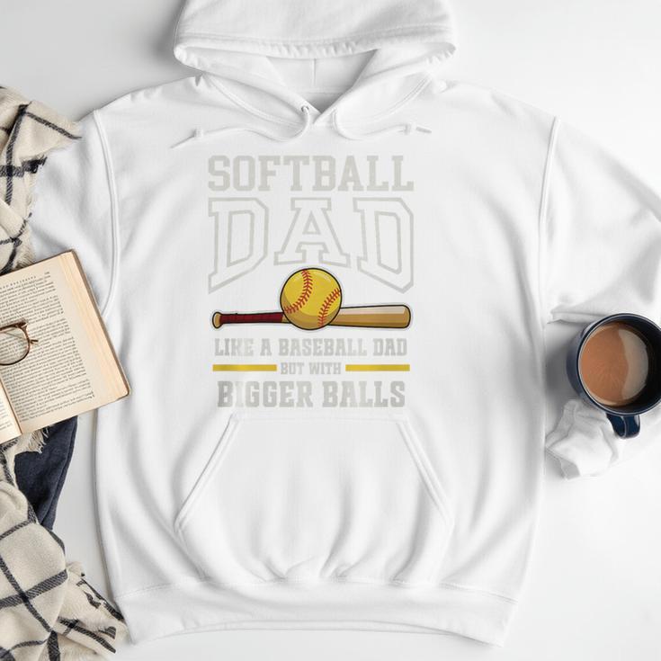 Softball Dad Sports Humor Like Baseball Dad With Big Balls Premium Tri-Blend Men Hoodie Softball Dad Sports Humor Like Baseball Dad With Big Balls Premium Tri-Blend Men Hoodie