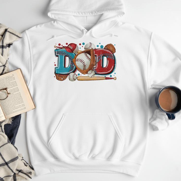 Women's Baseball Dad Father's Day Softball Baseball Player Coach Men Men Hoodie Women's Baseball Dad Father's Day Softball Baseball Player Coach Men Men Hoodie