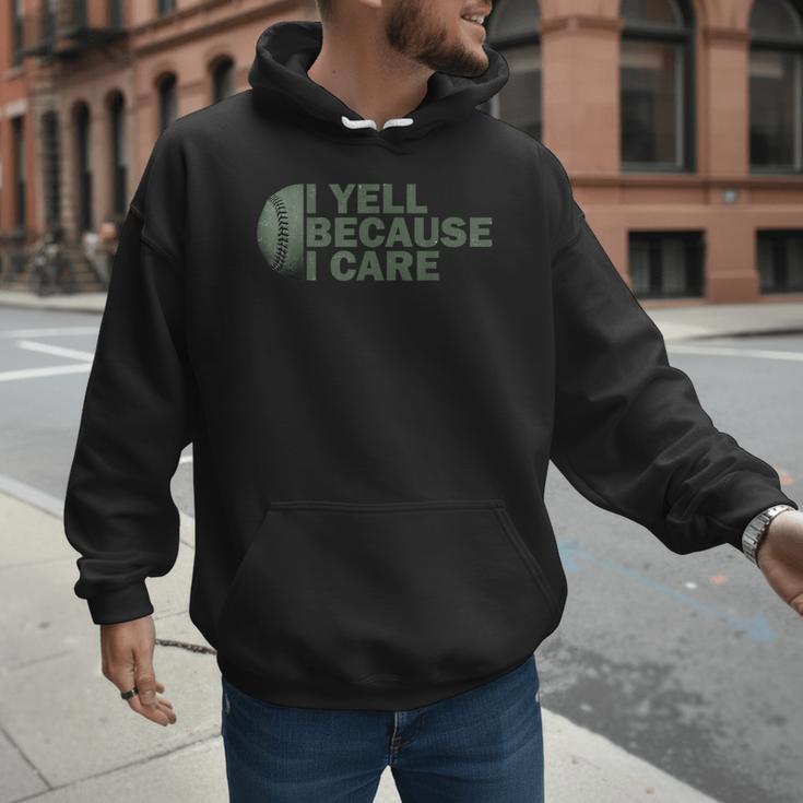 Baseball Art For Men Humor Baseball Dad Men Hoodie