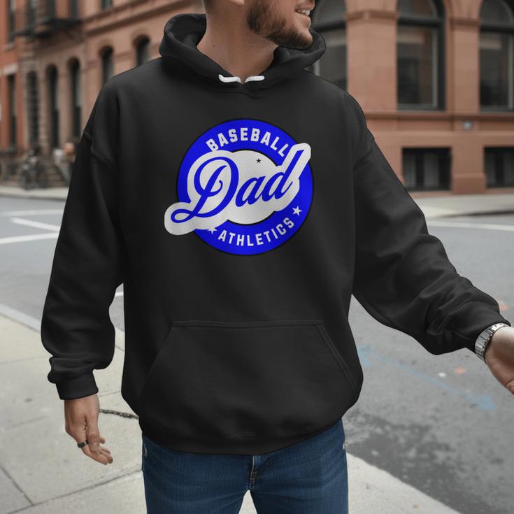 Baseball Dad Athletics For The Dad Who Loves Baseball Games Men Hoodie