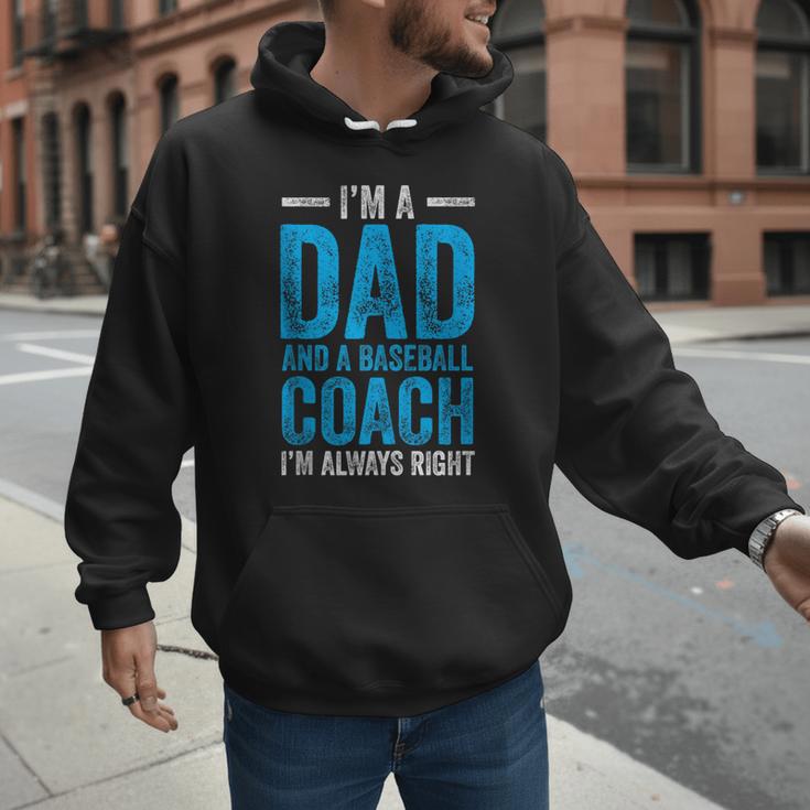 Baseball Dad Coach Father's Day Men Hoodie Baseball Dad Coach Father's Day Men Hoodie