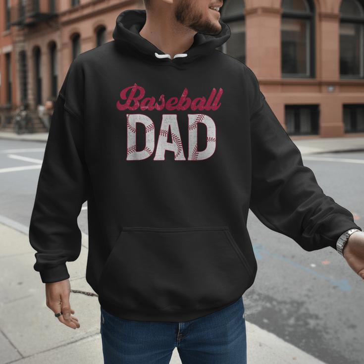Baseball Dad For Father's Day Dad Daddy Baseball Lover Men Hoodie Baseball Dad For Father's Day Dad Daddy Baseball Lover Men Hoodie