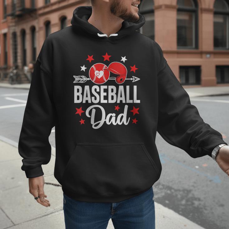 Baseball Dad Baseball Father's Day Baseball Player Men Men Hoodie
