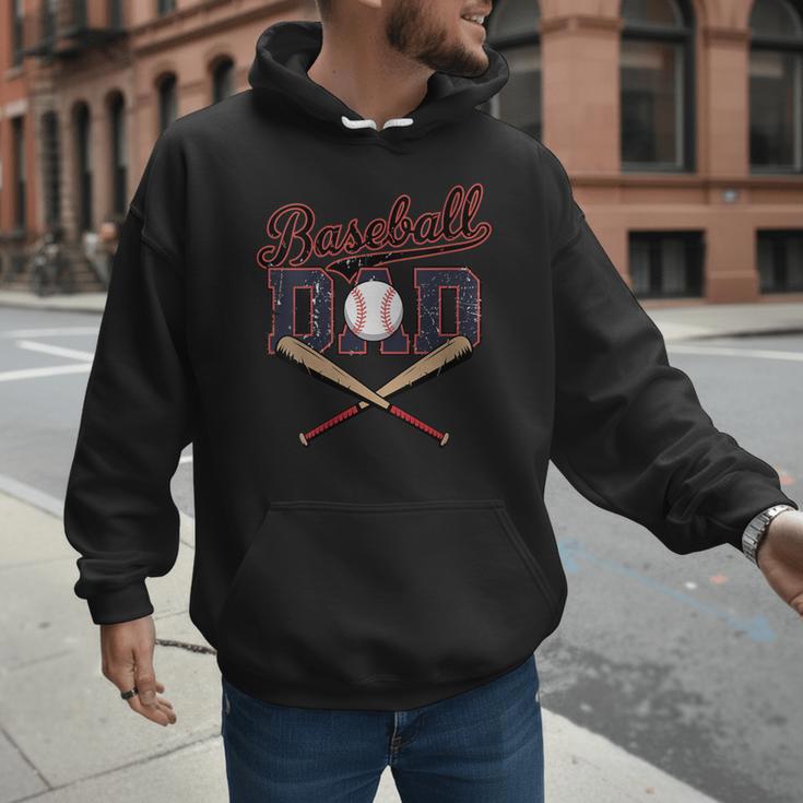 Baseball Dad Father's Day Vintage Retro Sarcastic Dad Men Hoodie Baseball Dad Father's Day Vintage Retro Sarcastic Dad Men Hoodie