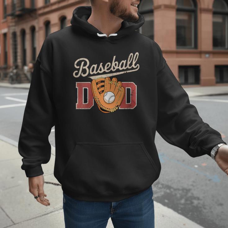 Baseball Dad Fireball Sports Father Fathers Day Daddy Men Hoodie Baseball Dad Fireball Sports Father Fathers Day Daddy Men Hoodie
