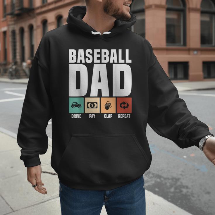 Baseball Dad Proud Little Slugger Father Humor Men Hoodie Baseball Dad Proud Little Slugger Father Humor Men Hoodie