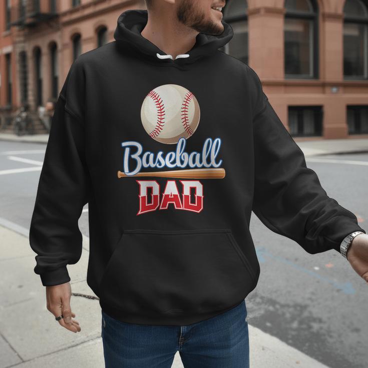 Baseball Dad Quote Father's Day Sports Men Hoodie
